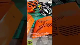 best quality wireless radio control slope lawn mower made in China wireless slopemower [upl. by Ezri]