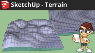 SketchUp Drawing Terrain and Landscapes [upl. by Dygert]