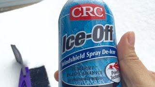 CRC IceOff Windshield Spray DeIcer Test [upl. by Narra]