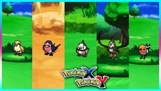 Pokemon X amp Y  PidgeyTaillowStarlyStaravia amp Fletchling Locations [upl. by Laurentia]