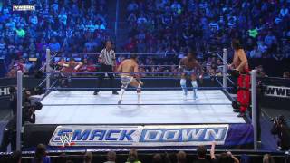 SmackDown quotAir Boomquot vs Jinder Mahal amp The Great Khali [upl. by Naujat248]