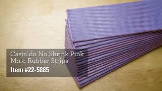 Castaldo® Pink Mold Rubber Strips [upl. by Davidson467]