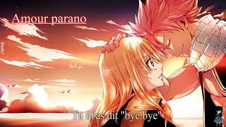 NIGHTCORE AMOUR PARANO LYRICS [upl. by Senalda]