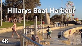 4K Hillarys Boat Harbour  Australia Walking Tour [upl. by Ronel]