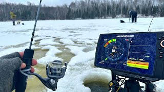 Ice Fishing For Big Bluegills in Northern Wisconsin [upl. by Ever603]