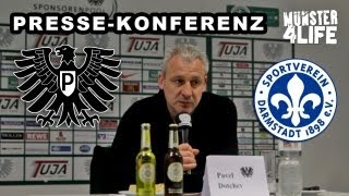 Pressekonferenz SC Preußen Münster vs SV Darmstadt 98 Münster 4 Life [upl. by Nahshu]