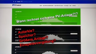 Rechnet sich eine PVAnlage mit Speicher oder Einspeisevergütung App Auswertung Photovoltaikanlage [upl. by Akemehc]