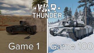 I Played 100 GAMES in the XM1  War Thunder [upl. by Inneg913]