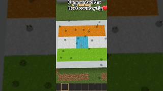 India flag minecraft minecraft Vrail shortvideo india [upl. by Sladen]