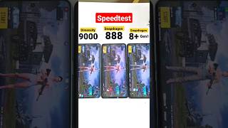 Dimensity 9000 vs Snapdragon 888 vs Snapdragon 8Gen1 Speedtest 🔥🔥🔥 [upl. by Aerdnaz50]