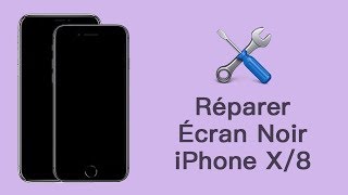 SOLUTION  comment réparer l’écran noir de l’iPhone 88 PlusiPhone X [upl. by Adnilg]