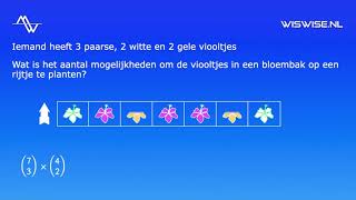 Combinatoriek  combinaties gebruiken om rijtjes van letters en routes in een rooster te berekenen [upl. by Liggett]