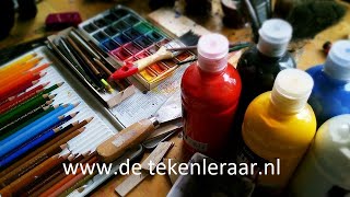 Lijnvoering oefeningen van de tekenleraar [upl. by Siuqcram]