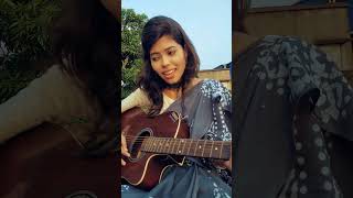 Ke prothom kache eshechi guitar cover  Sk Suraiya  Female SkSuraiya13 [upl. by Einehpets]