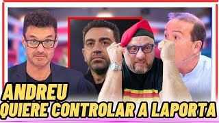 quotANDREU CAGANERquot ESTA MOLT ENFADAT CON LAS MANERAS DE LAPORTA🤣🤣 [upl. by Gerlac]