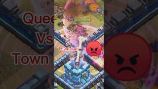 Queen Vs town hall 13 clashofclans coc supercell youtubeshorts shorts cccatch keepclashing [upl. by Ellynn369]