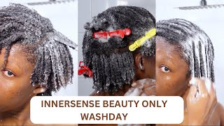 FULL WASHDAY WITH INNERSENSE ORGANIC BEAUTY [upl. by Naujej]