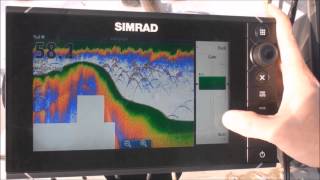 Basic Fish finder Settings SIMRAD NSS Evo2 On the Water Sonar Tips [upl. by Iraj]