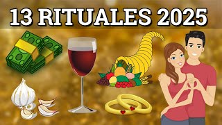 13 Rituales para Año Nuevo  Rituales para atraer el amor el dinero y la abundancia año nuevo 2025 [upl. by Brunhild]