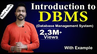 Lec2 Introduction to DBMS Database Management System With Real life examples  What is DBMS [upl. by Yllak]