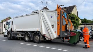 70 Plate Dennis Elite 6 Amber Valley Norse on Domestic Refuse VN70 SVR [upl. by Anissej850]