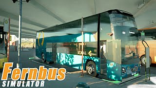 VIAGEM LONGA COM VDL BARRIGA DE VIDRO  FERNBUS SIMULATOR [upl. by Ozan]