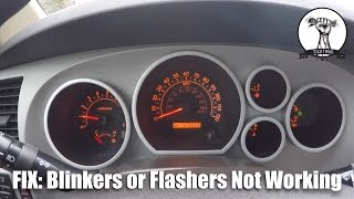 EASY FIX Blinkers or Flashers Not Working [upl. by Artenehs]