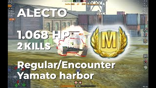 168th GUNNERS  ALECTO  11 K DMG  2 KILLS  ACE  Yamato Harbor  wotb wotblitz [upl. by Loleta697]