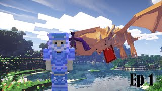 Noob Joins a Minecraft Server with Dragons  PandAce SMP Ep 1 [upl. by Llehsyt]