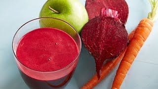 Jamaican CARROT BEETROOT Juice With Lasco Milk Powder [upl. by Greenberg282]