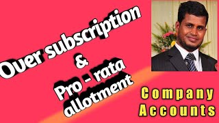 Pro  Rata Allotment  Issue of Shares  Company Accounts  Malayalam  Part 5 [upl. by Linet758]