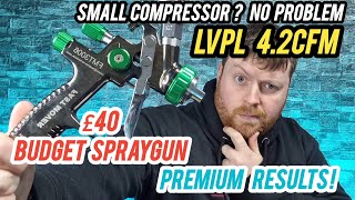 LVLP The Perfect DIY SprayGun For Small Compressors [upl. by Koppel239]