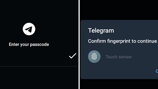 Cara Mengaktifkan Passcode Dan Fingerprint Lock Di Telegram [upl. by Mirth]