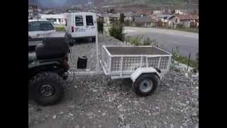 Remorque basculante pour quad ATV trailer [upl. by Mlawsky]