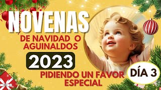 Día 3 NOVENA de Navidad 🎄 NOVENA d Aguinaldos ⭐ 18 de Diciembre 2023 PIDIENDO FAVOR muy ESPECIAL [upl. by Asilim]