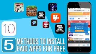 TOP 5 BEST METHODS 2017 To Install Paid Apps For Free iOS 11 iPhone iPad iPod NO JB [upl. by Aryaz]