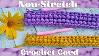 How to Crochet a NonStretchy Crochet Strap  Crochet Handles for Tote Bag [upl. by Eelinej]