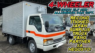 MAGKANO ANG GANITONG TRUCK 4WHEELER ISUZU ELF NKR CLOSE VAN 10FT [upl. by Wood]