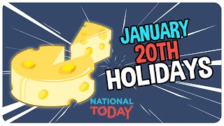 TOP 3 HOLIDAYS to CELEBRATE on January 20th  National Today [upl. by Gilburt]