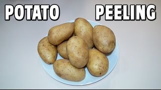 How To Make Easy Potato Peeling [upl. by Favin]