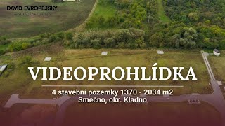 4 stavební pozemky s možností stavby rodinného domu na klíč dokonce i dvojdomů Smečno okr Kladno [upl. by Nigen605]