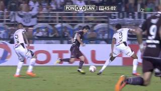 Santiago Silva Erra un gol increible Ponte Preta vs Lanus Final Sud Americana 04 12 13 HD [upl. by Eintruoc235]