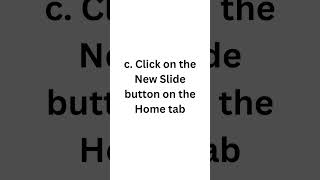 7 How do you insert a new slide in a MS PowerPoint presentation [upl. by Pfeifer]