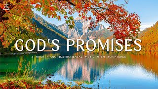 Gods Promises Piano Instrumental Music With Scriptures amp Autumn Scene 🍁CHRISTIAN piano [upl. by Daigle]