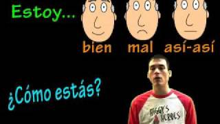 Learn Spanish  Describing feelings with Estar to be [upl. by Saito]