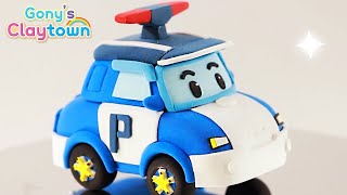 La Ville dargile de POLI  Robocar POLI Argile Jouet Art  Gonys Clay Town  Robocar POLI télé [upl. by Jewett]