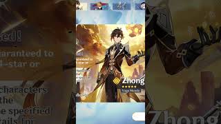 FINALLY I GOT CRYO ZHONGLI  shots genshinimpact  Cns Gaming [upl. by Aleahs]