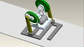 Planetary gear walking robot [upl. by Artimas570]