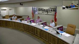 Effingham County Planning Board Work Session June 11th 2024 [upl. by Henderson]