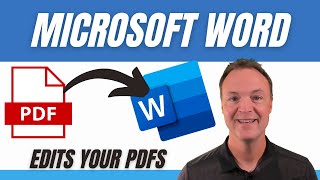 How to Convert then Edit Your PDFs in Microsoft Word [upl. by Gilda]